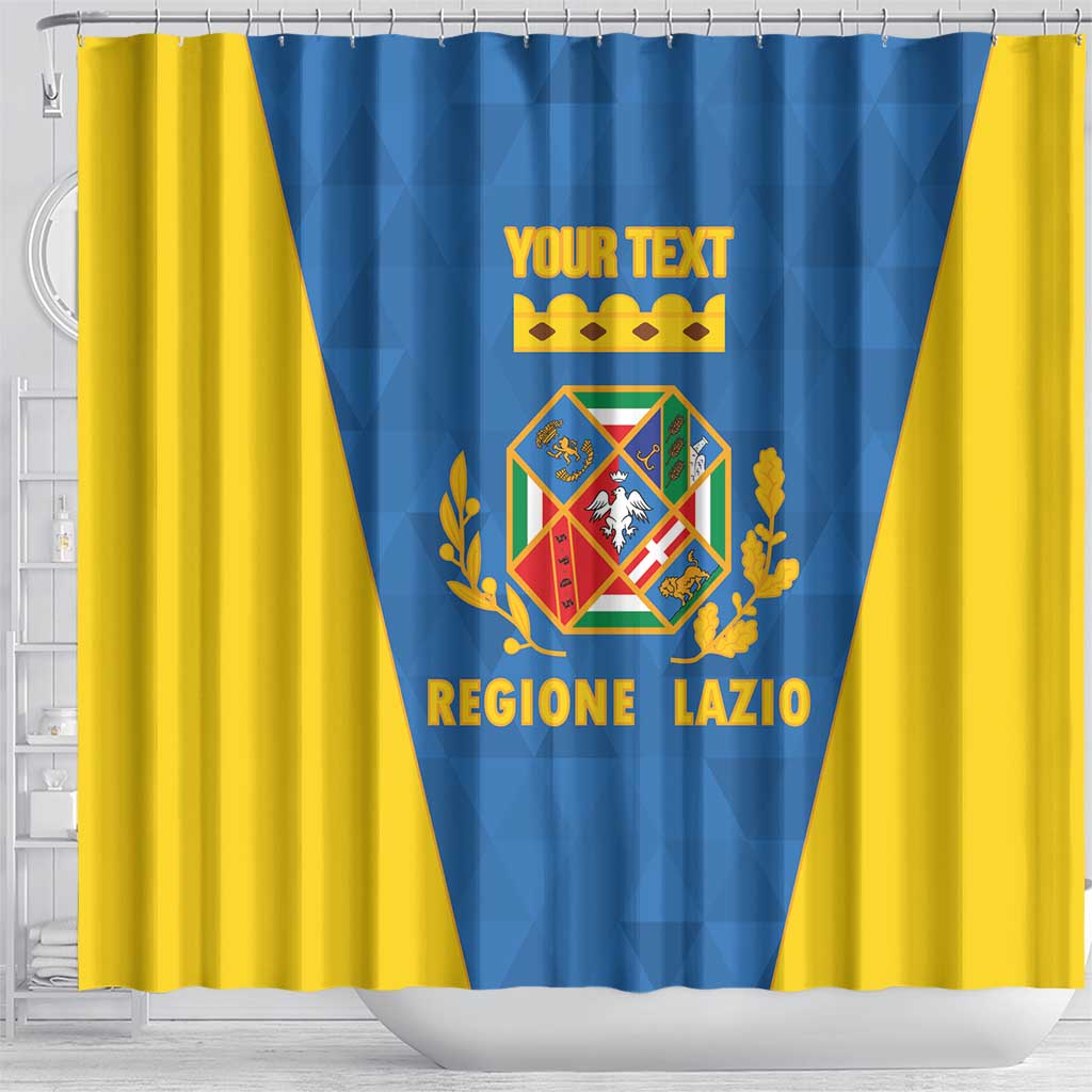 Personalized Italy Lazio Shower Curtain Inspiration Flags Style