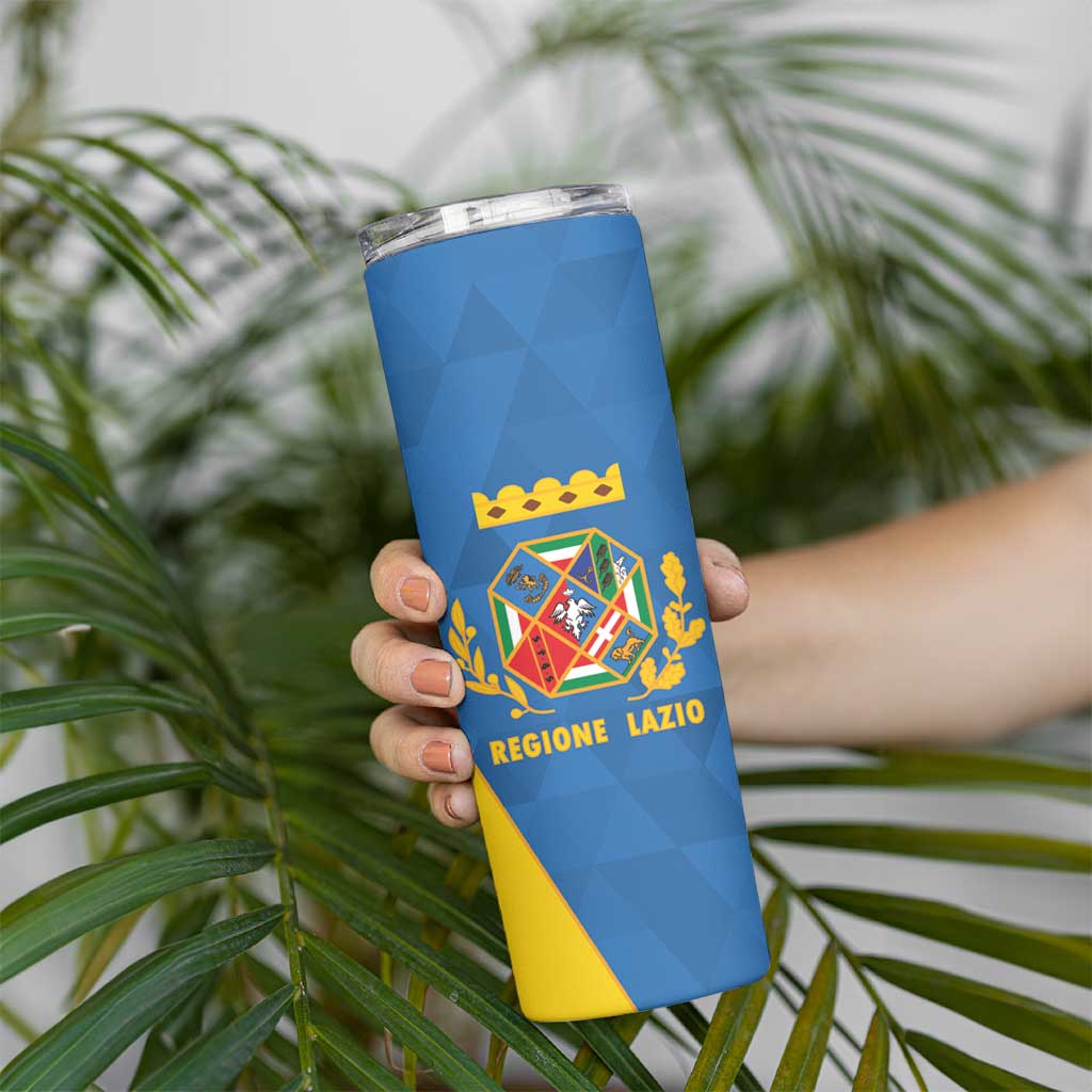 Personalized Italy Lazio Skinny Tumbler Inspiration Flags Style