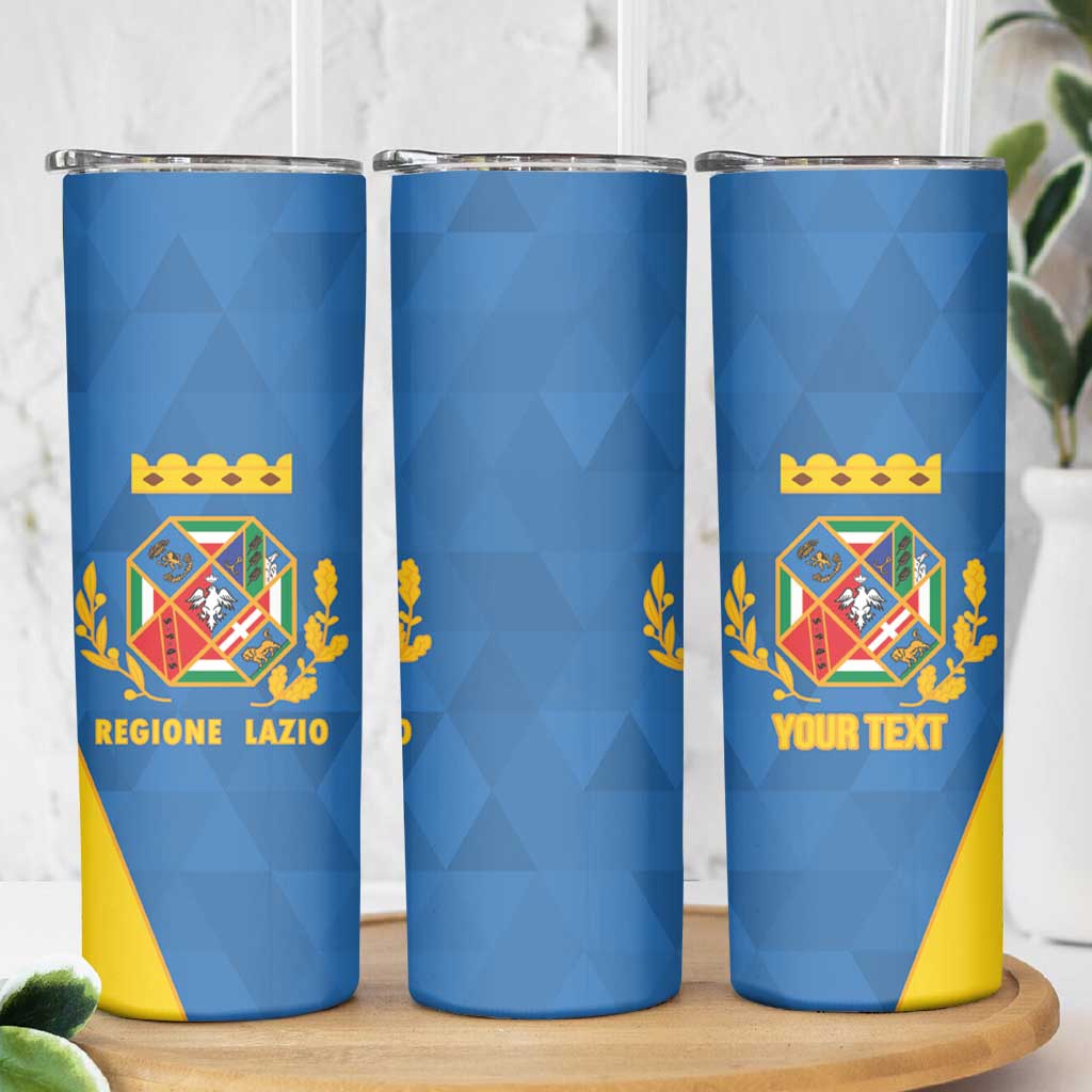 Personalized Italy Lazio Skinny Tumbler Inspiration Flags Style