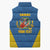 Personalized Italy Lazio Sleeveless Puffer Jacket Inspiration Flags Style - Wonder Print Shop