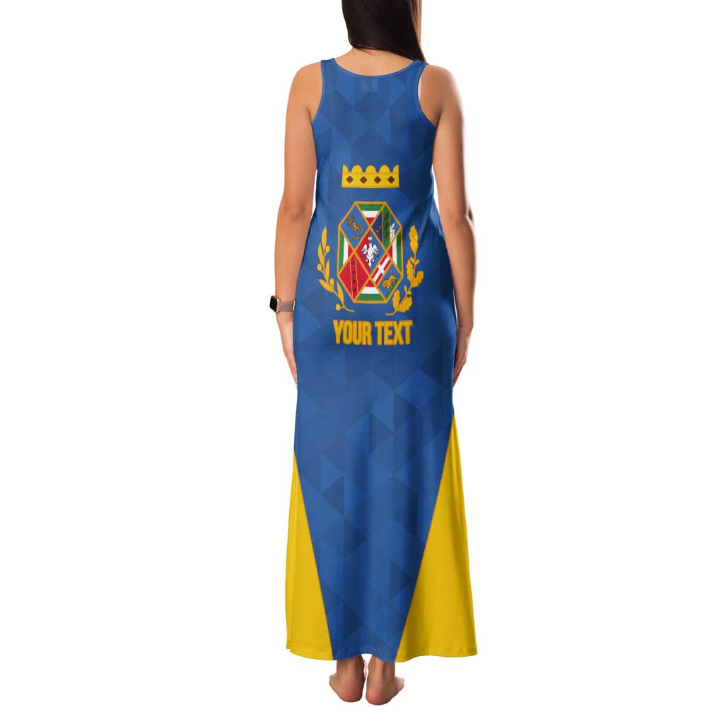 Personalized Italy Lazio Tank Maxi Dress Inspiration Flags Style