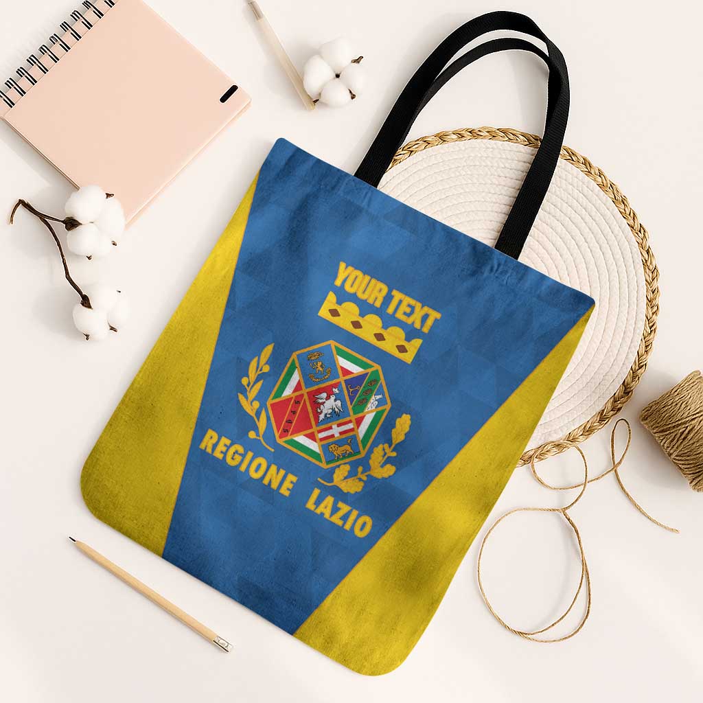 Personalized Italy Lazio Tote Bag Inspiration Flags Style - Wonder Print Shop