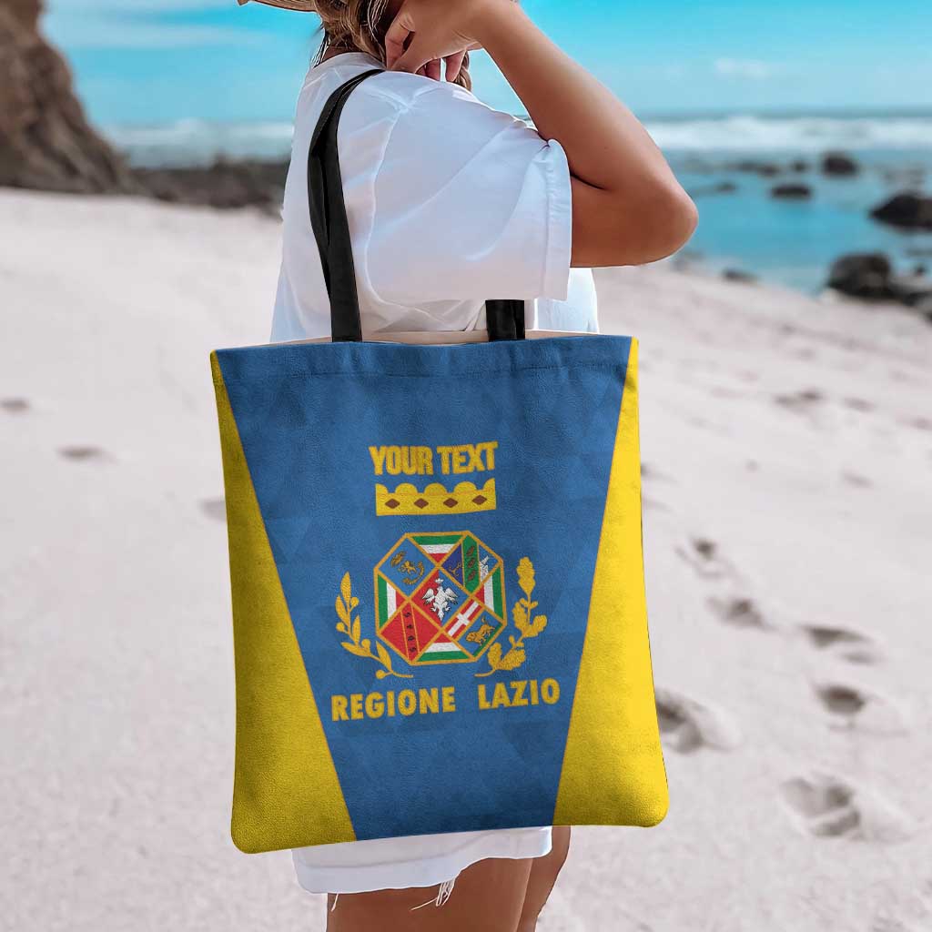 Personalized Italy Lazio Tote Bag Inspiration Flags Style - Wonder Print Shop