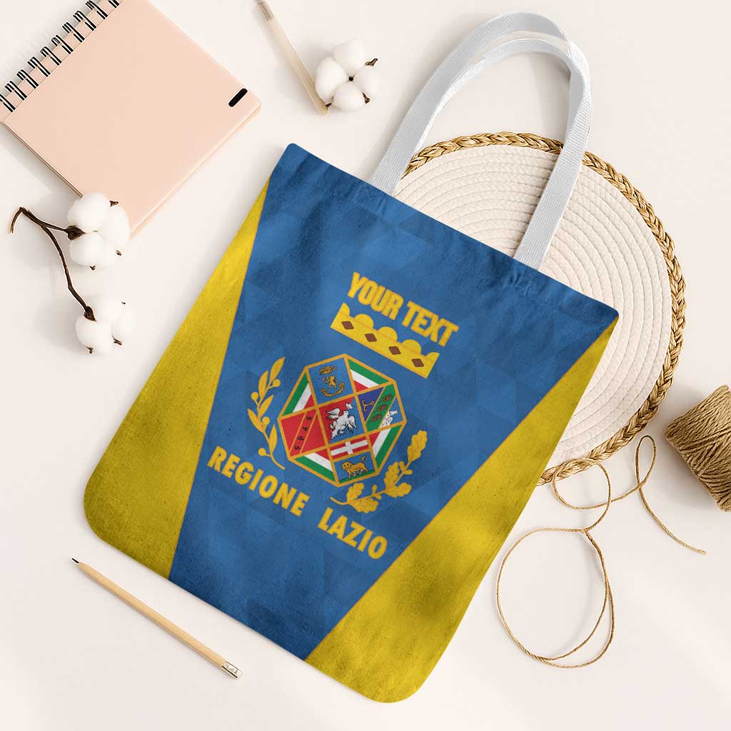 Personalized Italy Lazio Tote Bag Inspiration Flags Style - Wonder Print Shop