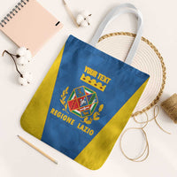 Personalized Italy Lazio Tote Bag Inspiration Flags Style - Wonder Print Shop