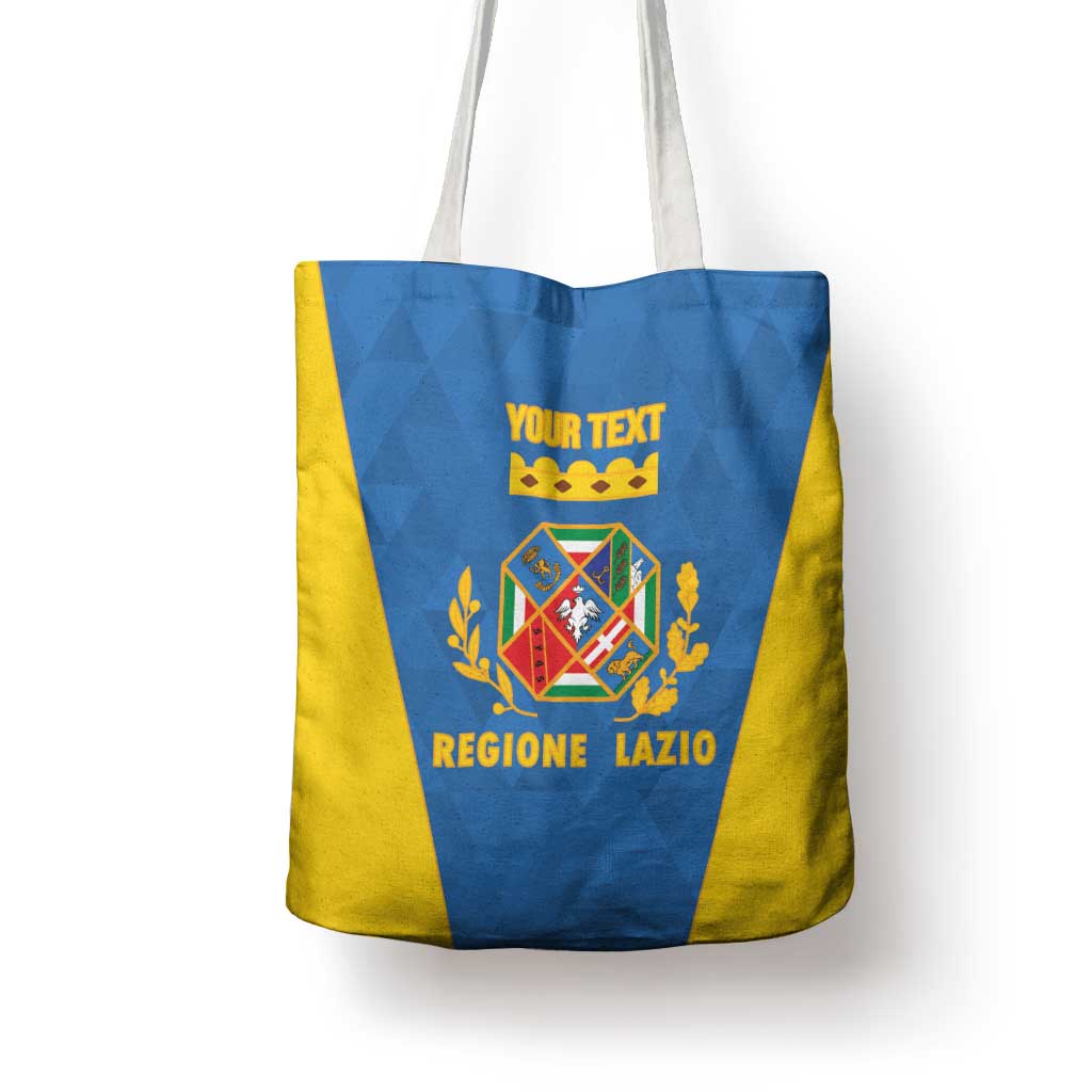 Personalized Italy Lazio Tote Bag Inspiration Flags Style - Wonder Print Shop