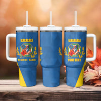 Personalized Italy Lazio Tumbler With Handle Inspiration Flags Style