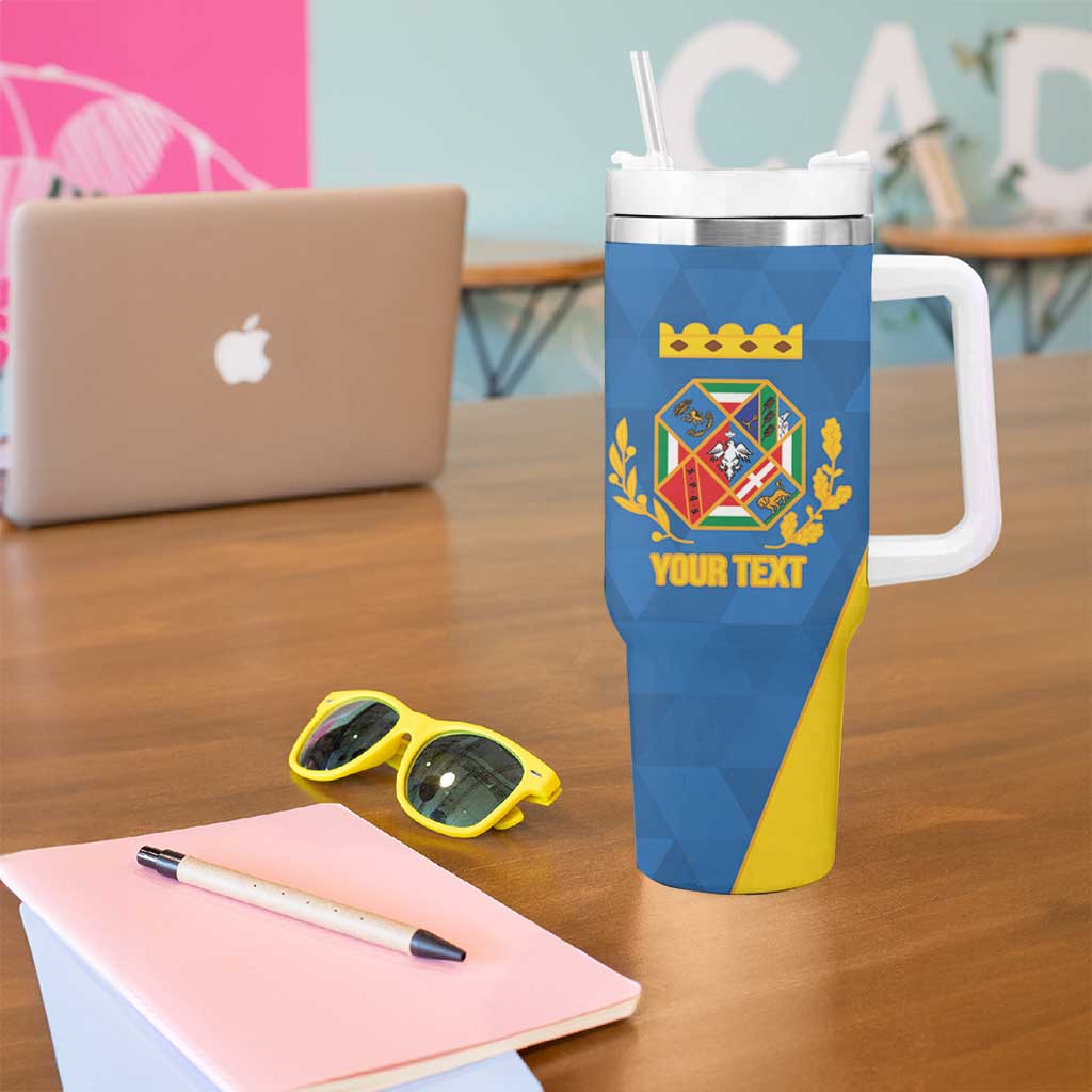 Personalized Italy Lazio Tumbler With Handle Inspiration Flags Style