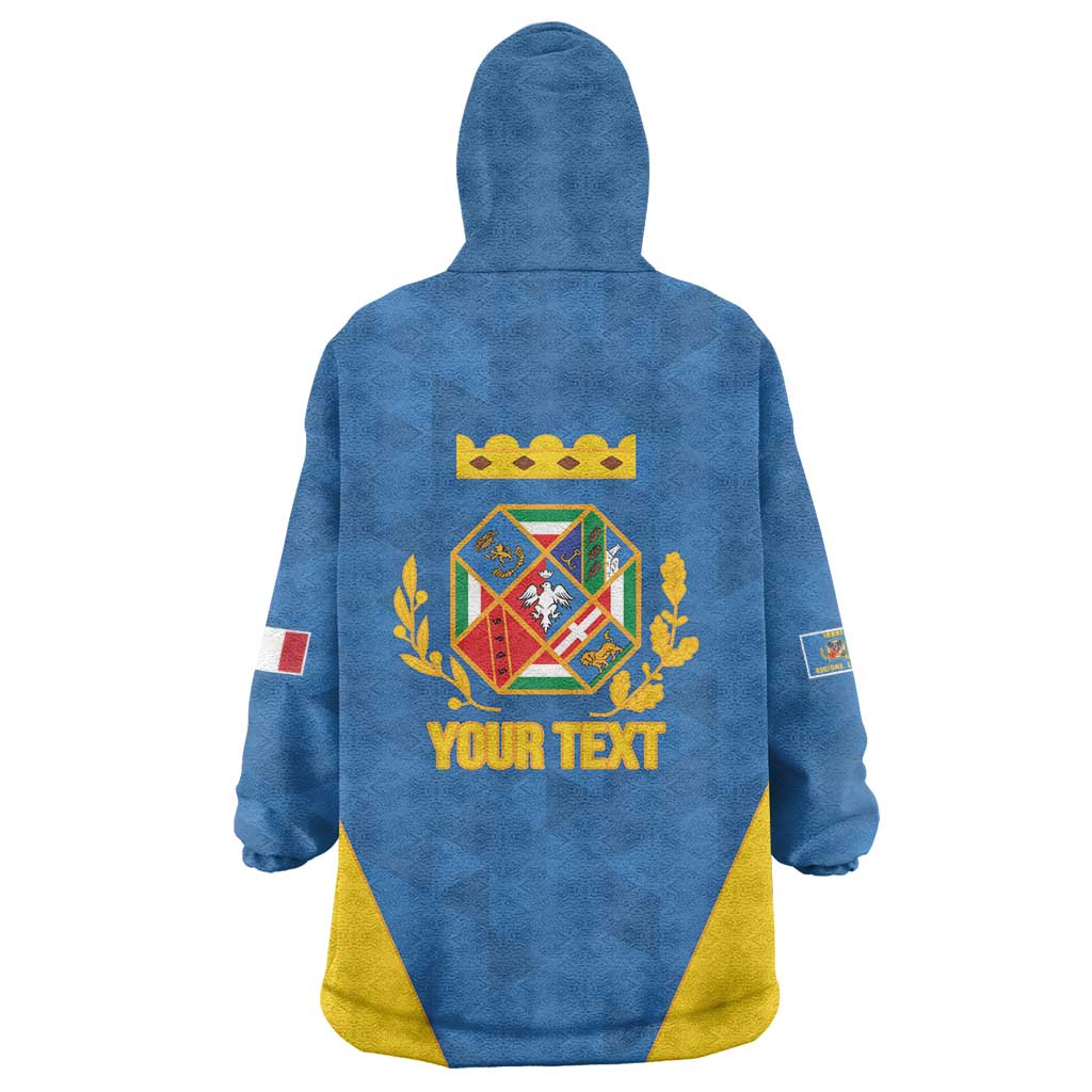 Personalized Italy Lazio Wearable Blanket Hoodie Inspiration Flags Style