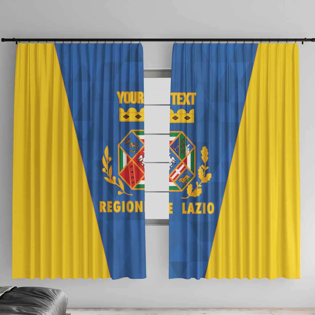 Personalized Italy Lazio Window Curtain Inspiration Flags Style