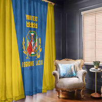 Personalized Italy Lazio Window Curtain Inspiration Flags Style