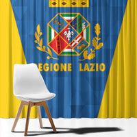 Personalized Italy Lazio Window Curtain Inspiration Flags Style