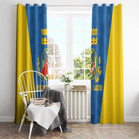 Personalized Italy Lazio Window Curtain Inspiration Flags Style