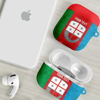 Personalized Italy Liguria AirPods Case Inspiration Flags Style - Wonder Print Shop
