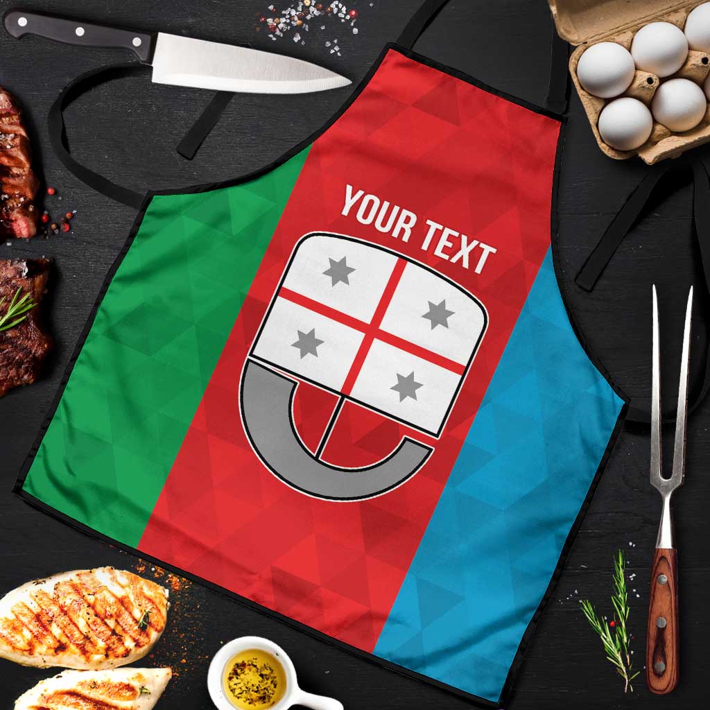 Personalized Italy Liguria Apron Inspiration Flags Style - Wonder Print Shop