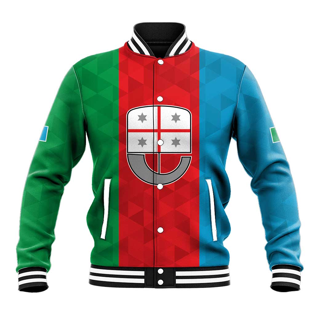 Personalized Italy Liguria Baseball Jacket Inspiration Flags Style