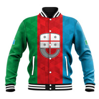 Personalized Italy Liguria Baseball Jacket Inspiration Flags Style