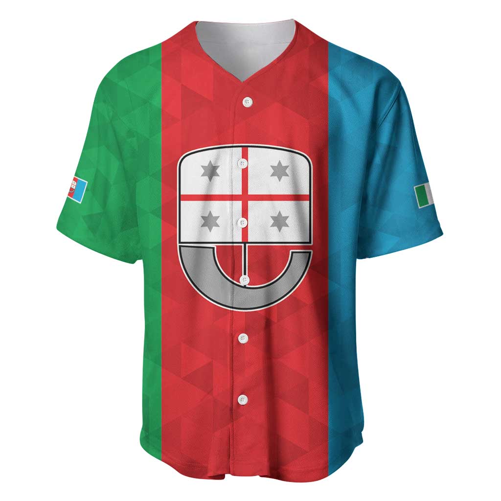 Personalized Italy Liguria Baseball Jersey Inspiration Flags Style