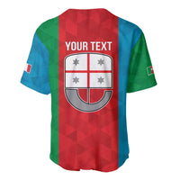 Personalized Italy Liguria Baseball Jersey Inspiration Flags Style