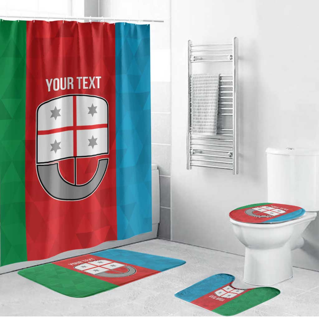 Personalized Italy Liguria Bathroom Set Inspiration Flags Style - Wonder Print Shop