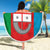 Personalized Italy Liguria Beach Blanket Inspiration Flags Style