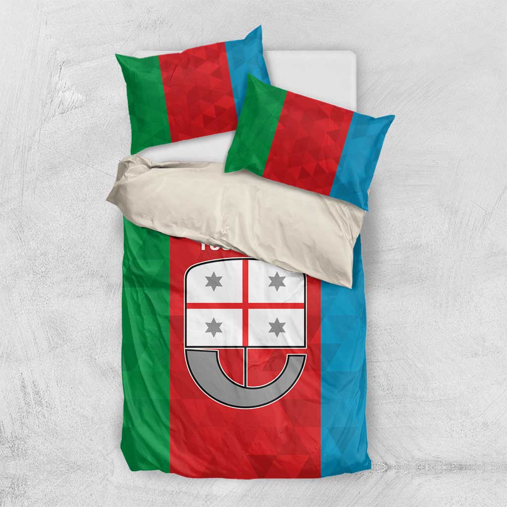 Personalized Italy Liguria Bedding Set Inspiration Flags Style