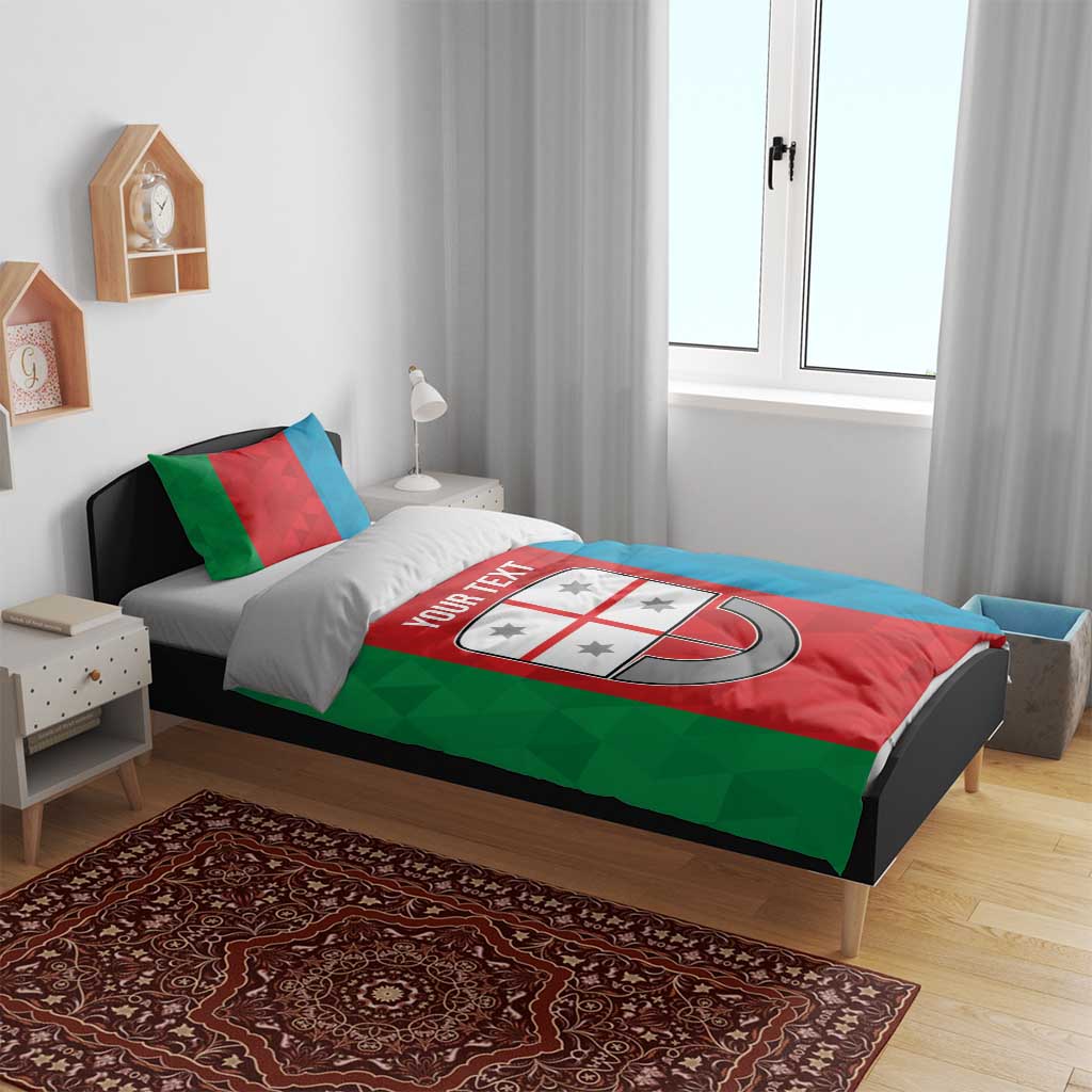 Personalized Italy Liguria Bedding Set Inspiration Flags Style