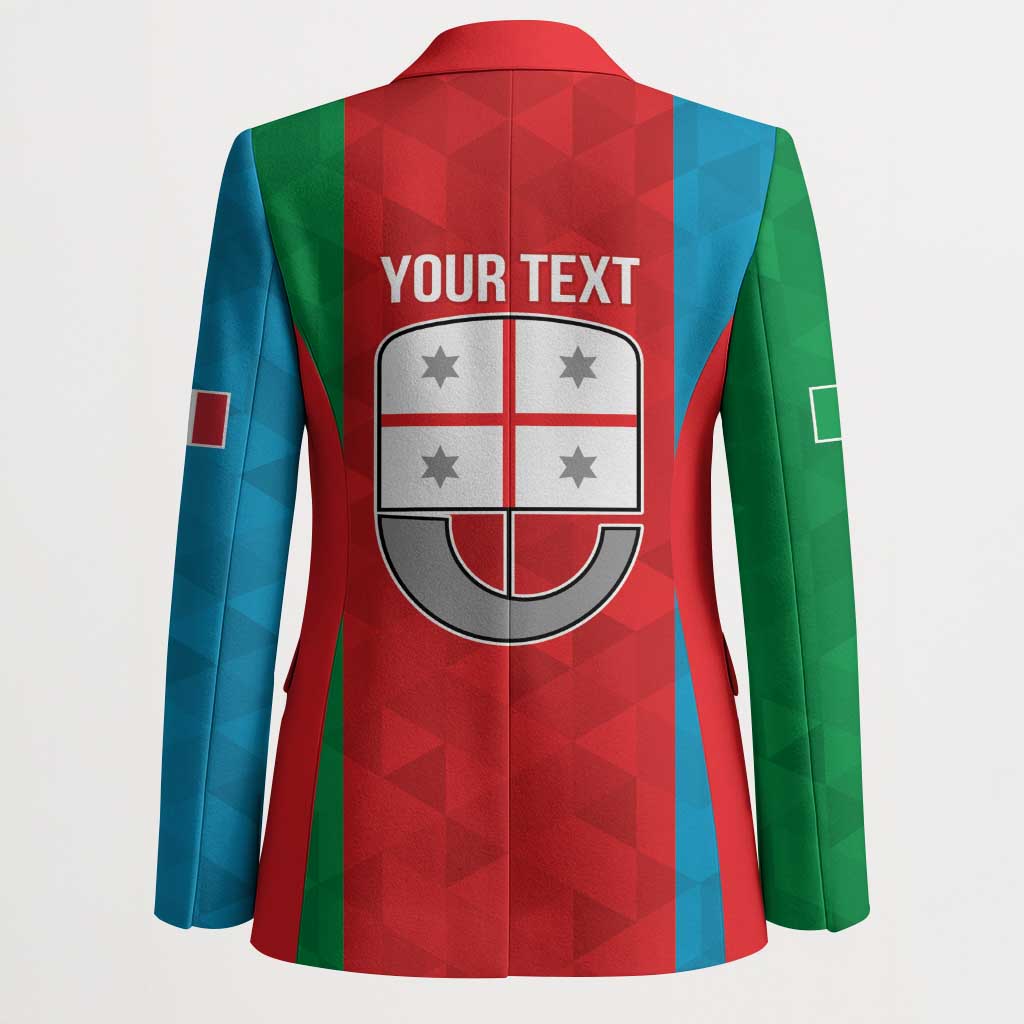 Personalized Italy Liguria Blazer Inspiration Flags Style - Wonder Print Shop