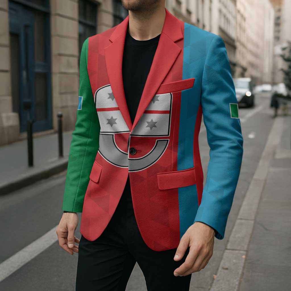 Personalized Italy Liguria Blazer Inspiration Flags Style - Wonder Print Shop