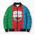 Personalized Italy Liguria Bomber Puffer Jacket Inspiration Flags Style - Wonder Print Shop