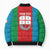 Personalized Italy Liguria Bomber Puffer Jacket Inspiration Flags Style - Wonder Print Shop