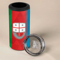 Personalized Italy Liguria 4 in 1 Can Cooler Tumbler Inspiration Flags Style