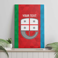 Personalized Italy Liguria Canvas Wall Art Inspiration Flags Style