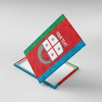 Personalized Italy Liguria Canvas Wall Art Inspiration Flags Style