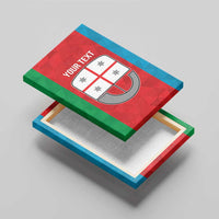 Personalized Italy Liguria Canvas Wall Art Inspiration Flags Style