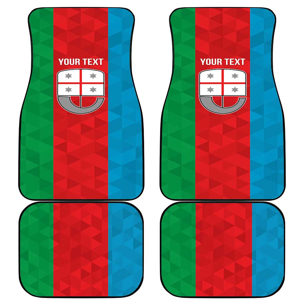 Personalized Italy Liguria Car Mats Inspiration Flags Style