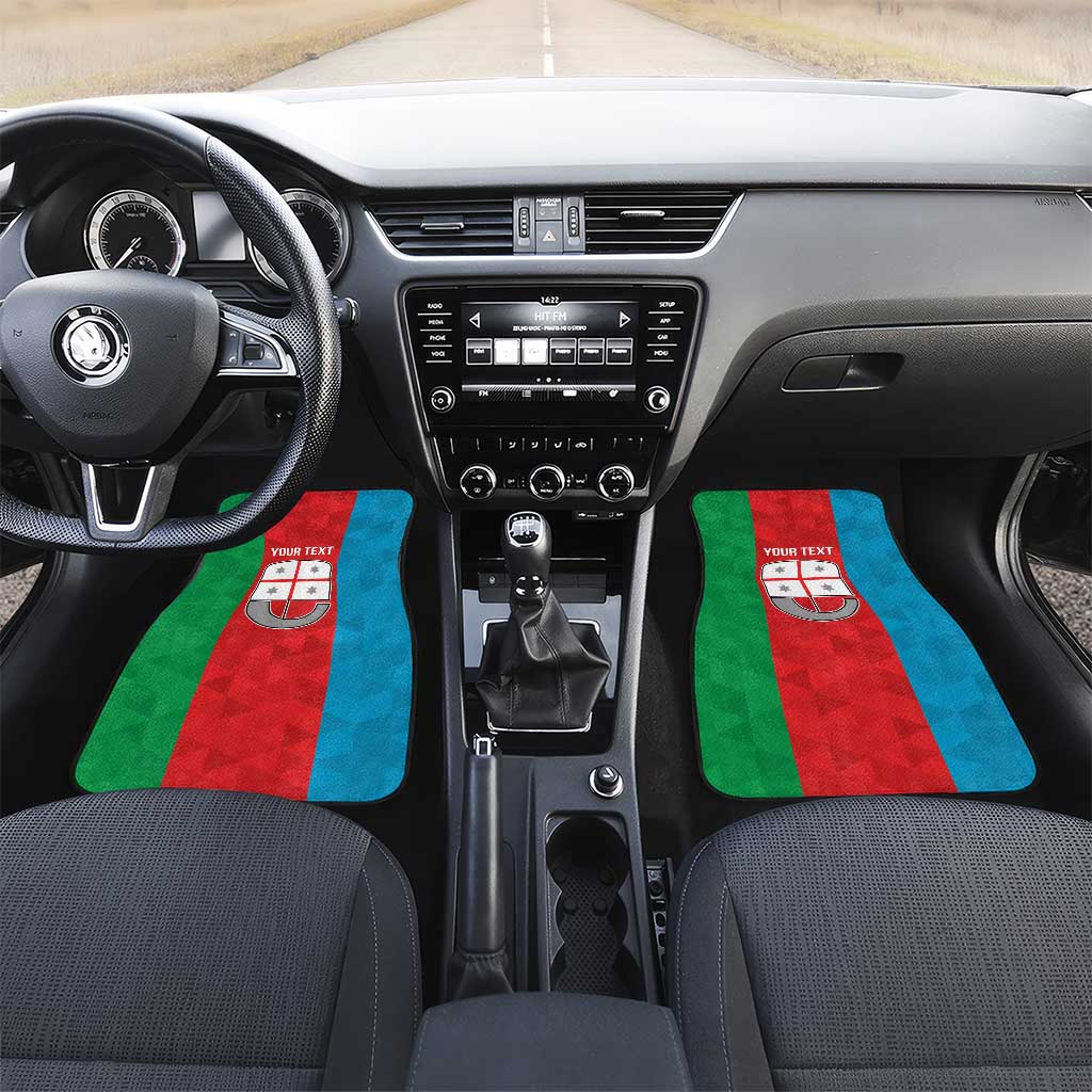 Personalized Italy Liguria Car Mats Inspiration Flags Style