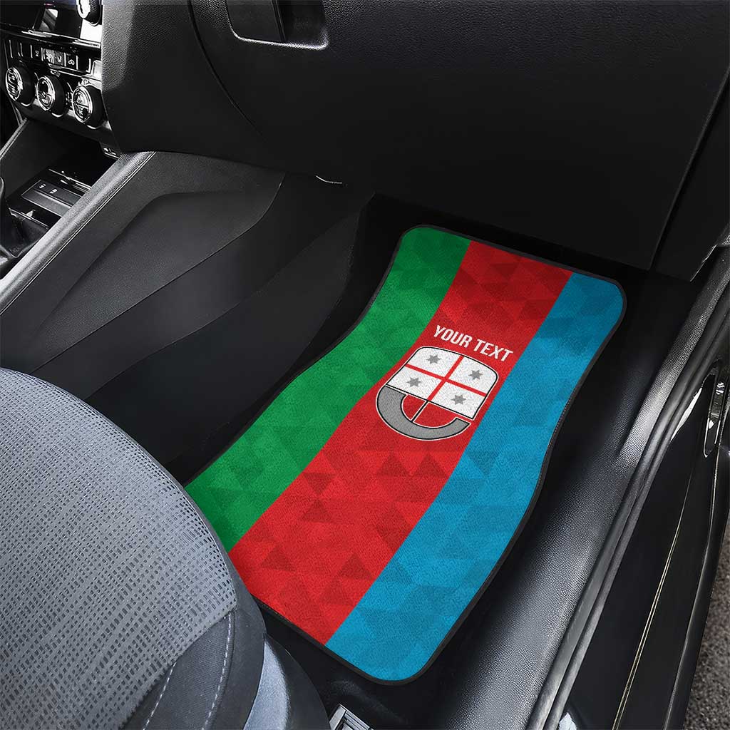 Personalized Italy Liguria Car Mats Inspiration Flags Style