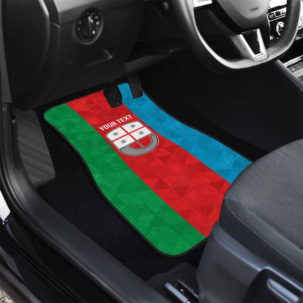 Personalized Italy Liguria Car Mats Inspiration Flags Style