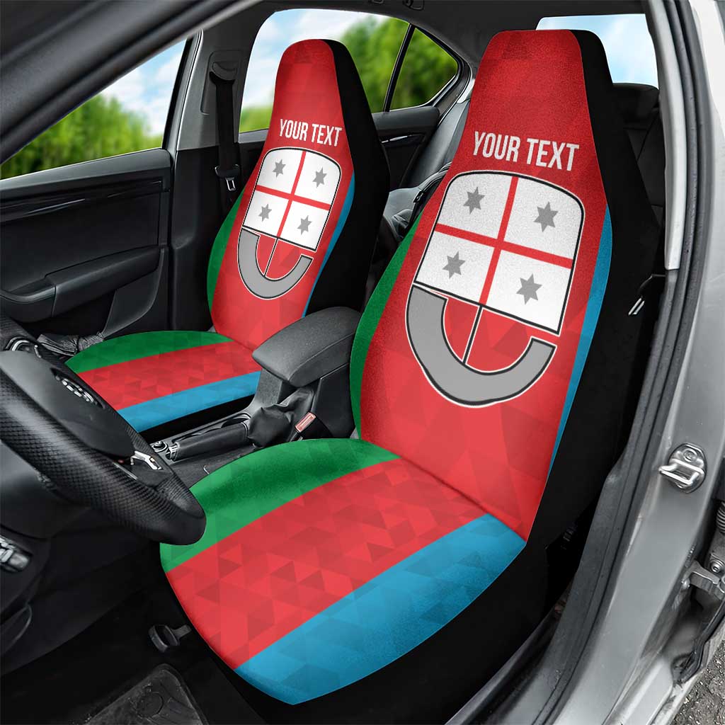 Personalized Italy Liguria Car Seat Cover Inspiration Flags Style