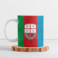 Personalized Italy Liguria Ceramic Mug Inspiration Flags Style - Wonder Print Shop