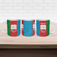 Personalized Italy Liguria Ceramic Mug Inspiration Flags Style - Wonder Print Shop
