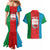 Personalized Italy Liguria Couples Matching Mermaid Dress and Hawaiian Shirt Inspiration Flags Style