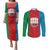 Personalized Italy Liguria Couples Matching Puletasi and Long Sleeve Button Shirt Inspiration Flags Style