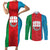 Personalized Italy Liguria Couples Matching Short Sleeve Bodycon Dress and Long Sleeve Button Shirt Inspiration Flags Style