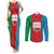 Personalized Italy Liguria Couples Matching Tank Maxi Dress and Long Sleeve Button Shirt Inspiration Flags Style