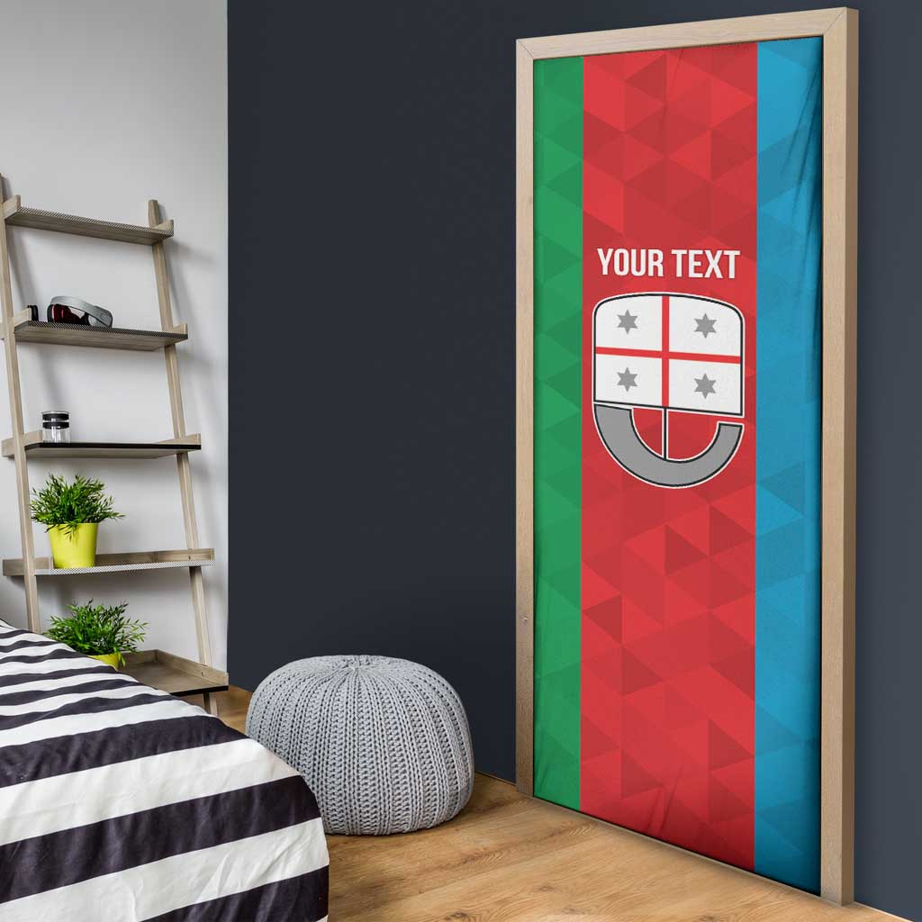 Personalized Italy Liguria Door Cover Inspiration Flags Style - Wonder Print Shop