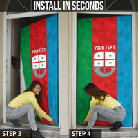 Personalized Italy Liguria Door Cover Inspiration Flags Style - Wonder Print Shop