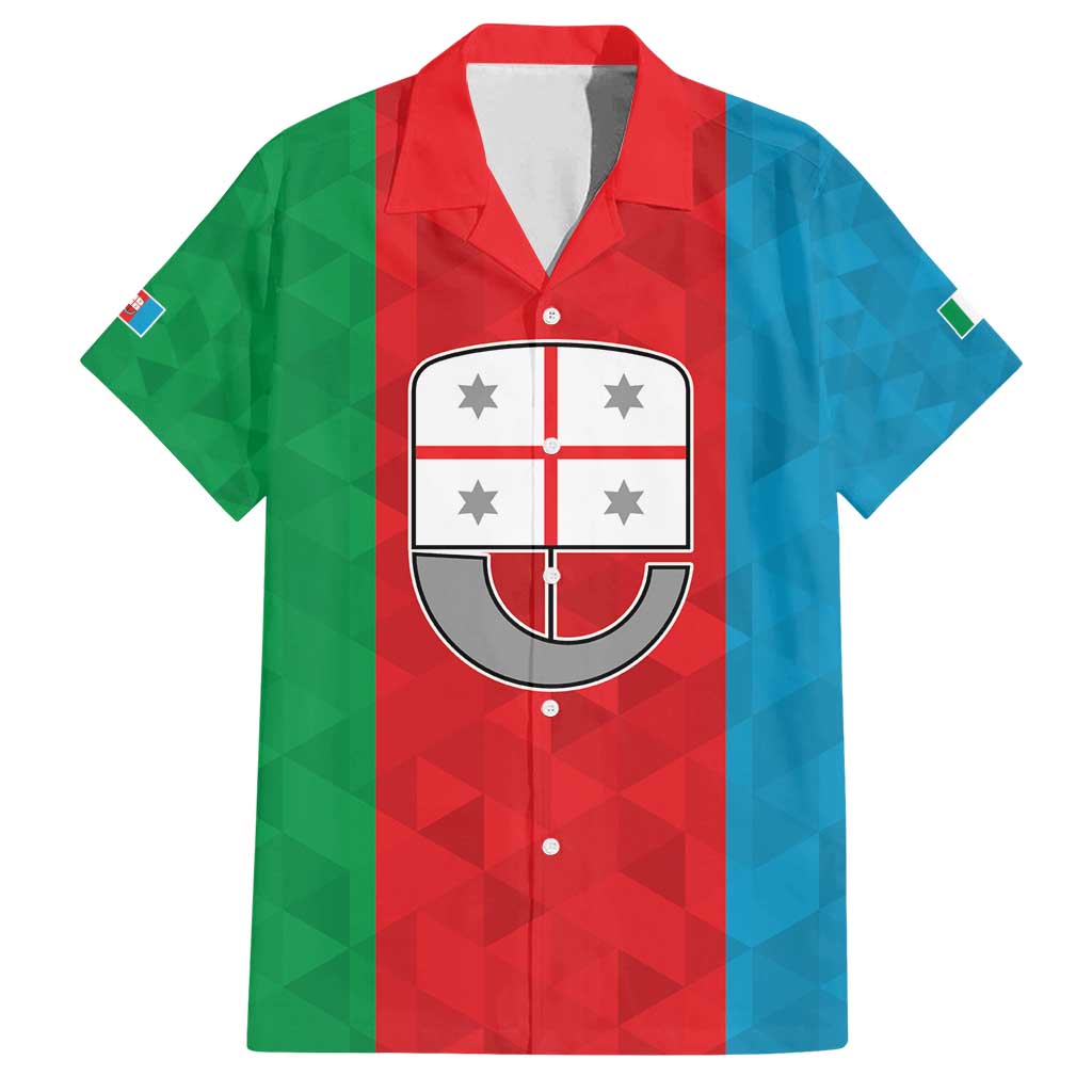 Personalized Italy Liguria Family Matching Long Sleeve Bodycon Dress and Hawaiian Shirt Inspiration Flags Style