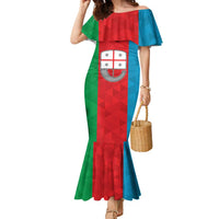 Personalized Italy Liguria Family Matching Mermaid Dress and Hawaiian Shirt Inspiration Flags Style